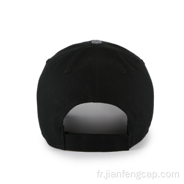 Casquette de baseball à 6 panneaux avec logo en relief personnalisé